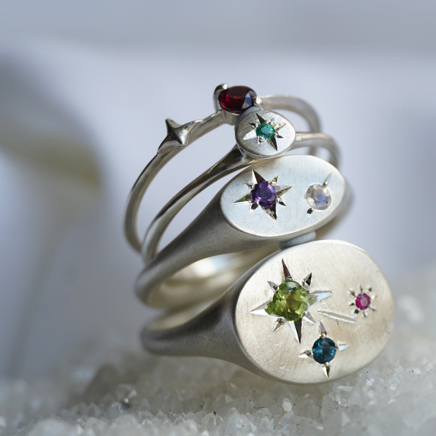 ORION BIRTHSTONE SIGNET Ring