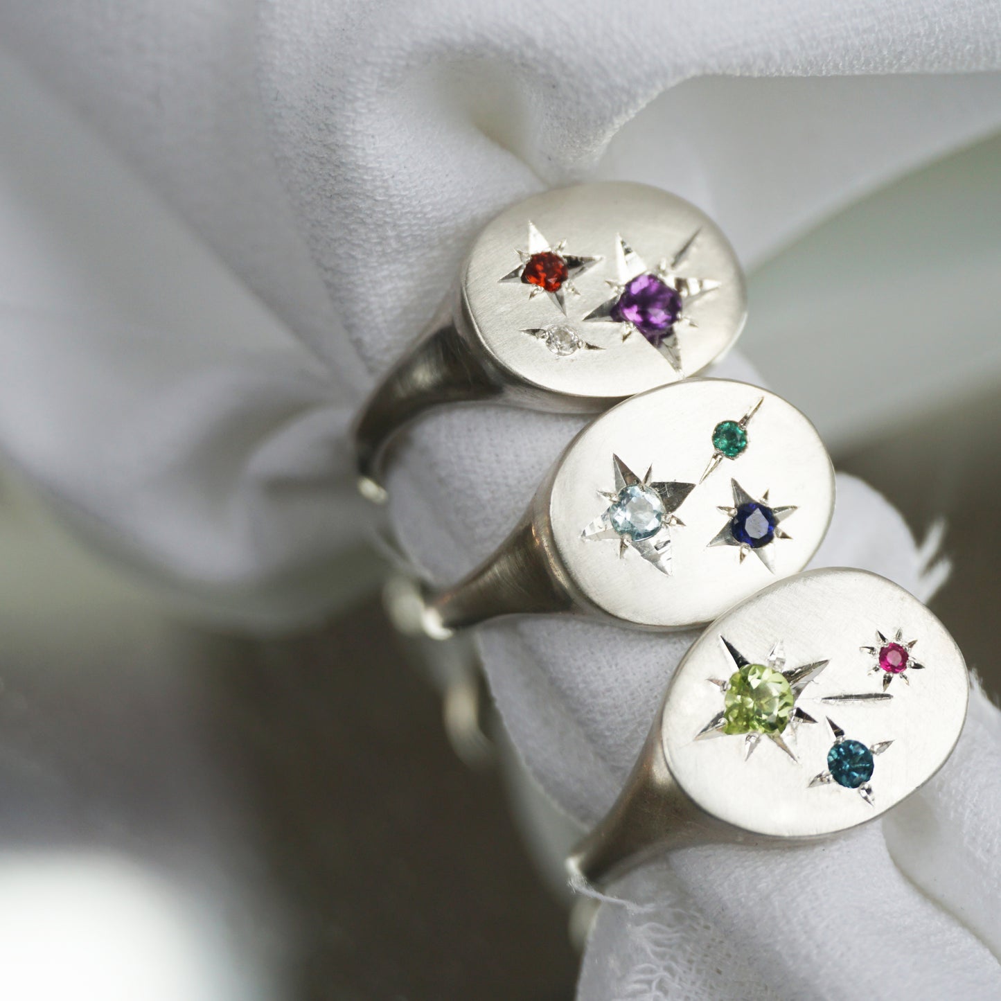 ORION BIRTHSTONE SIGNET Ring