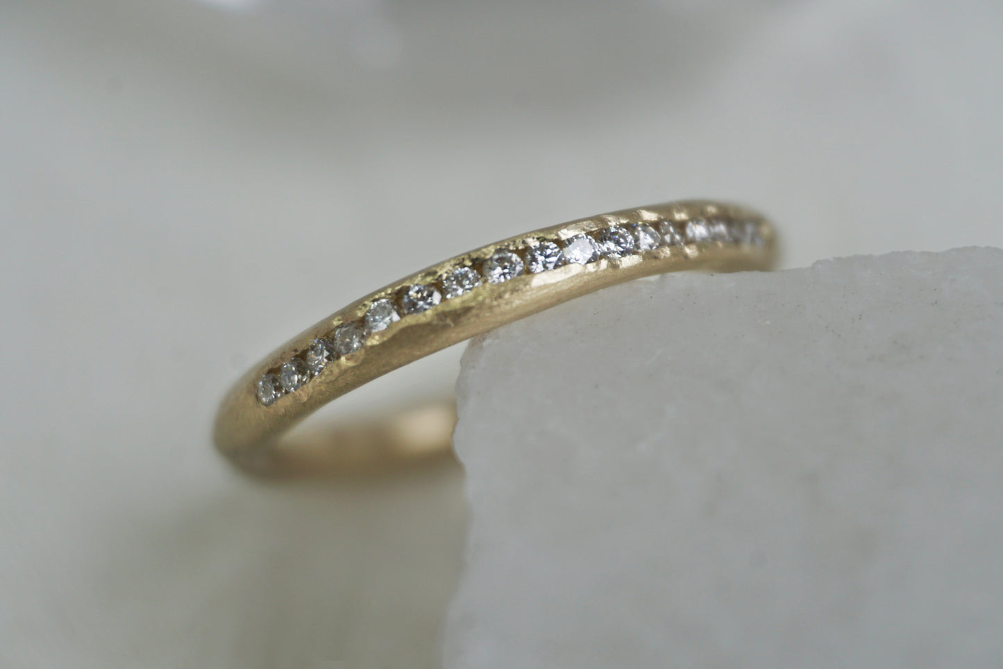 {Fjord Ring} Half Eternity Band