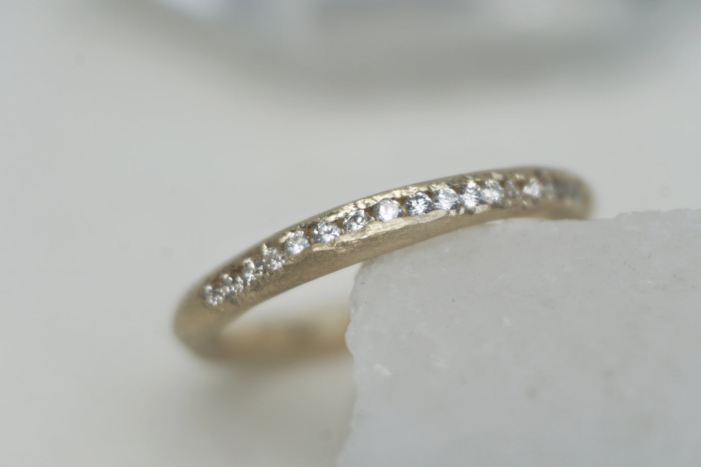 {Fjord Ring} Half Eternity Band