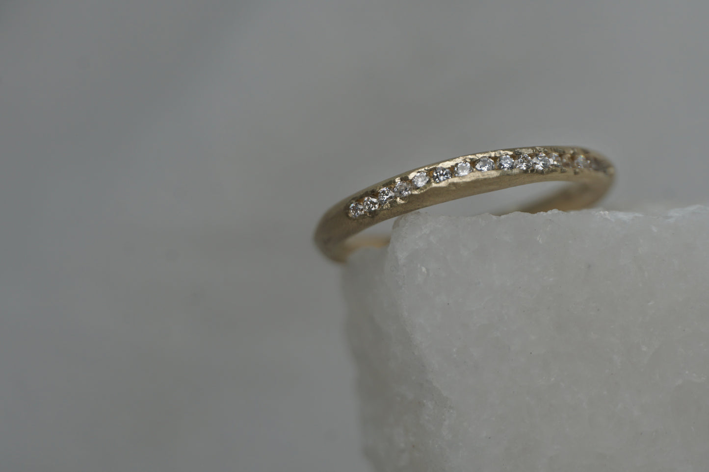 {Fjord Ring} Half Eternity Band