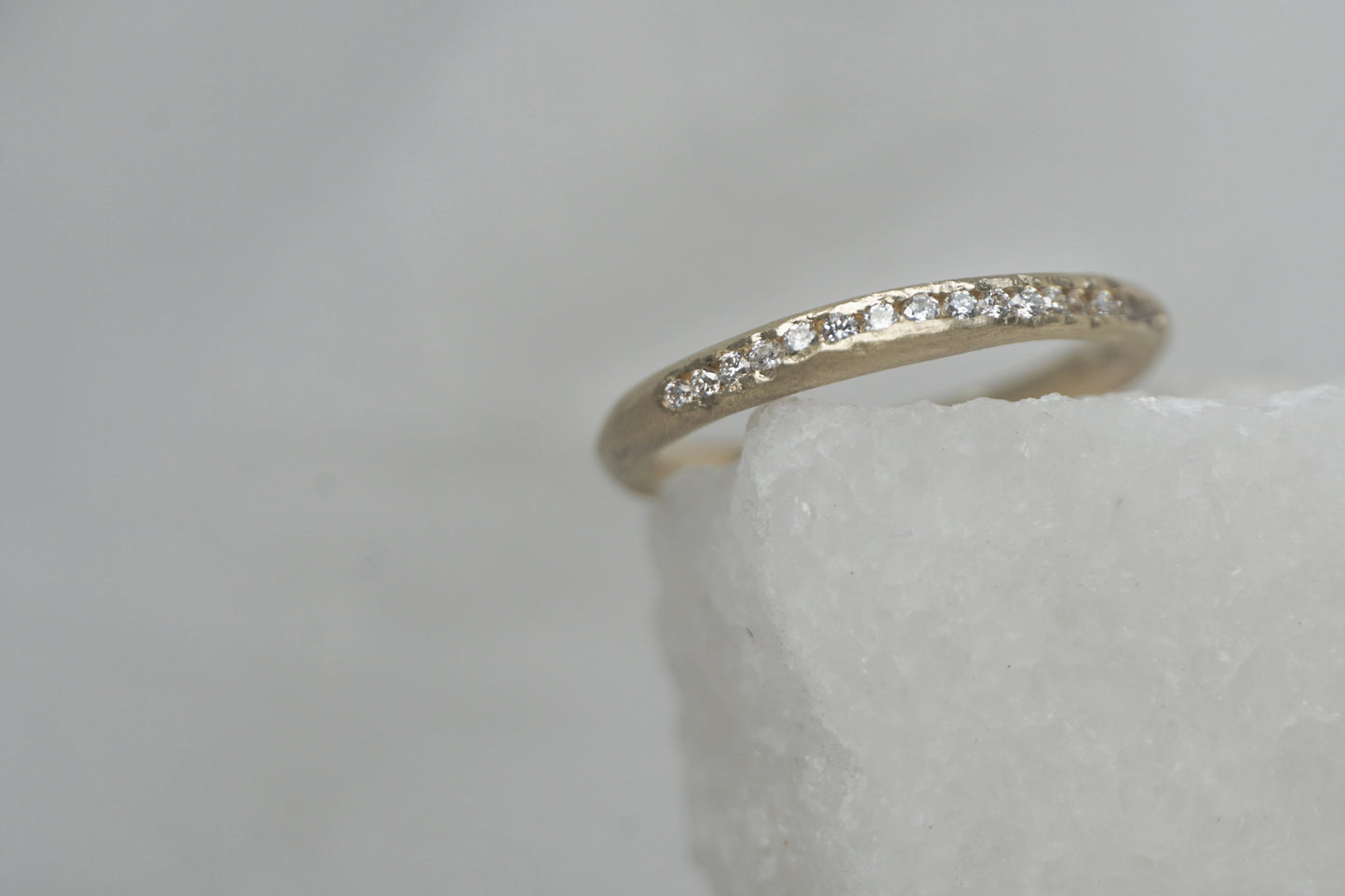 {Fjord Ring} Half Eternity Band