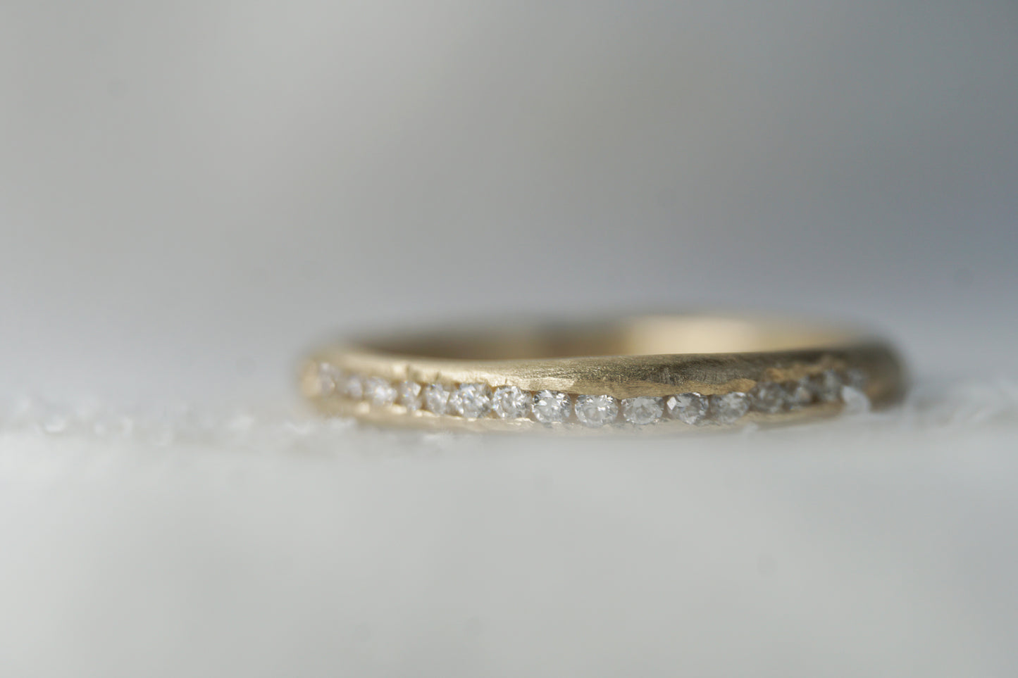 {Fjord Ring} Half Eternity Band