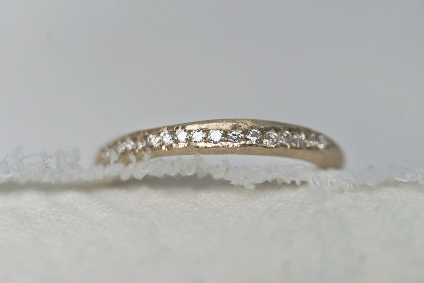 {Fjord Ring} Half Eternity Band