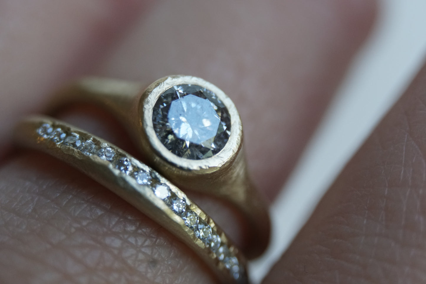 {Fjord Ring} Half Eternity Band