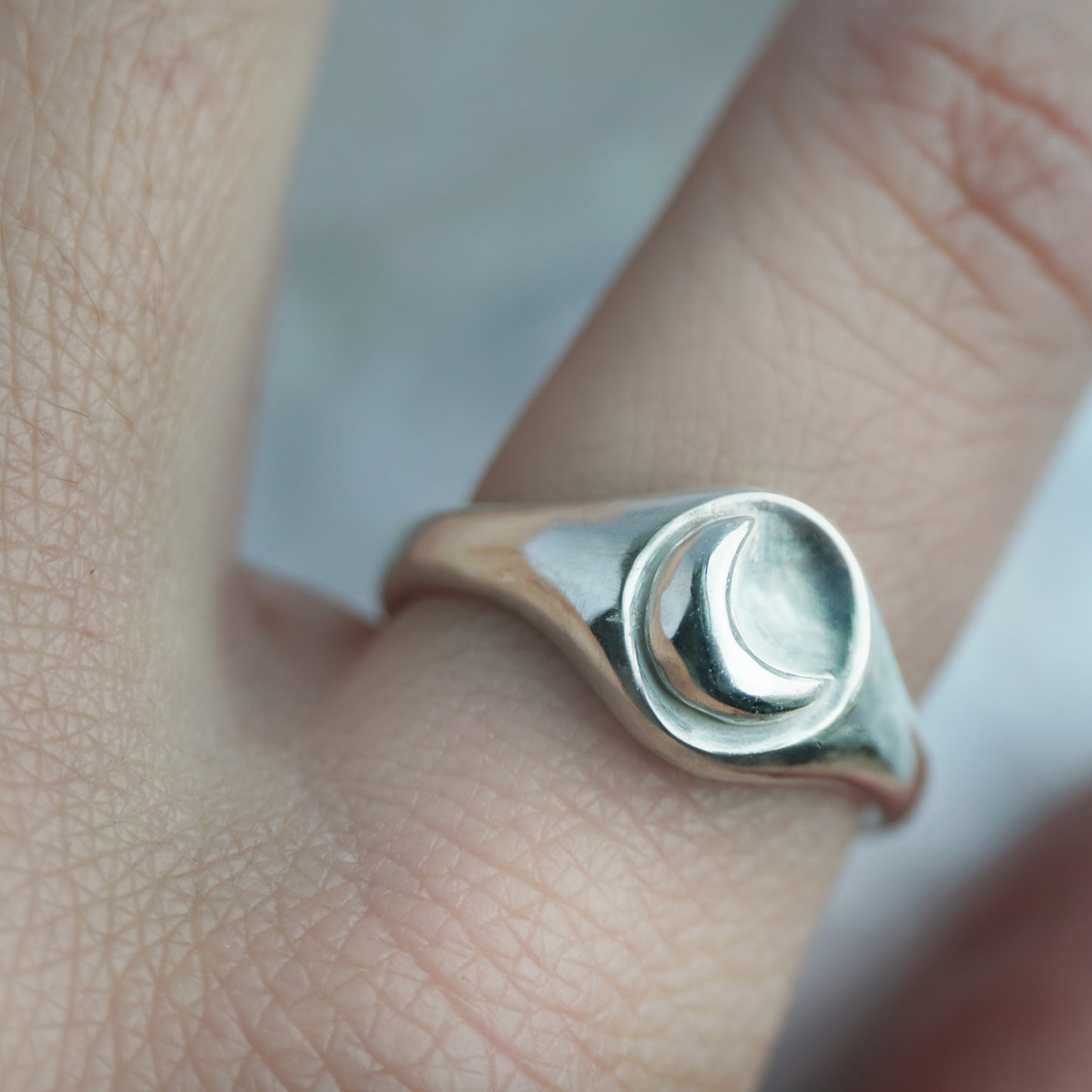 Quarter Moon Ring