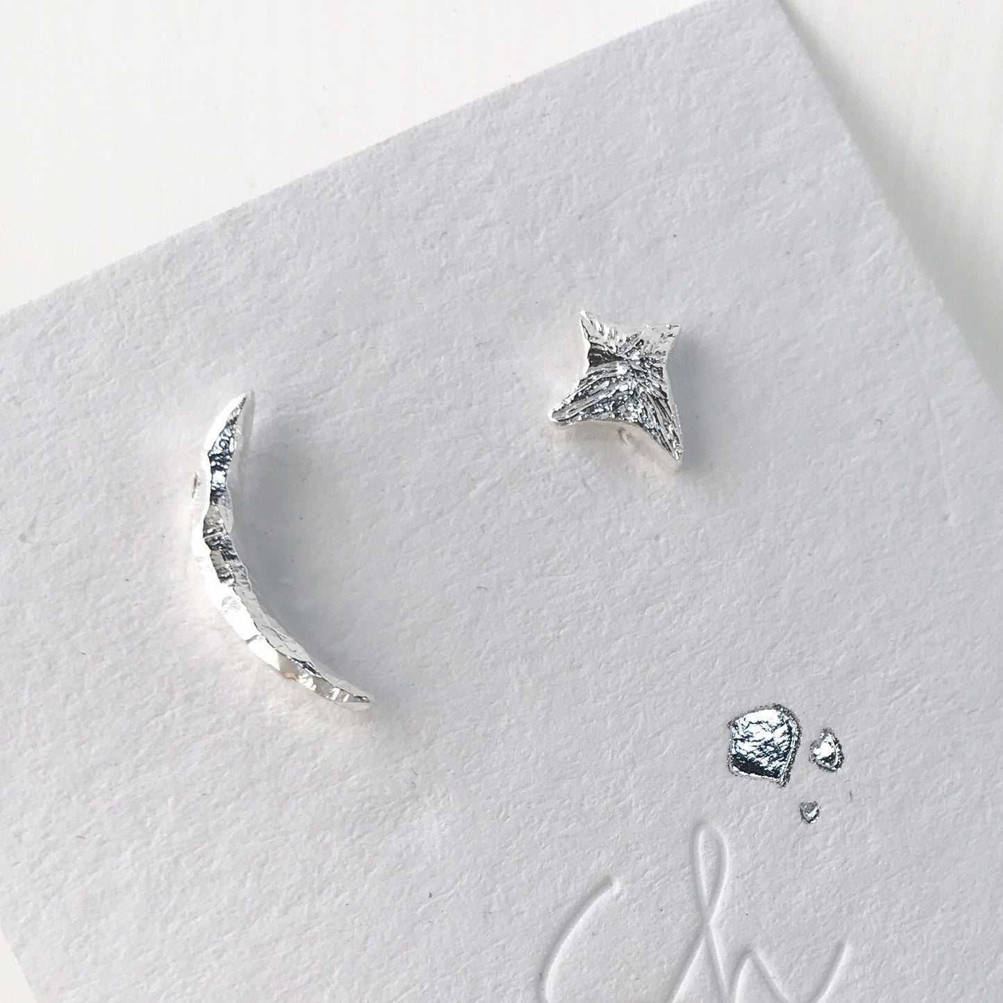 Moon and star Earrings