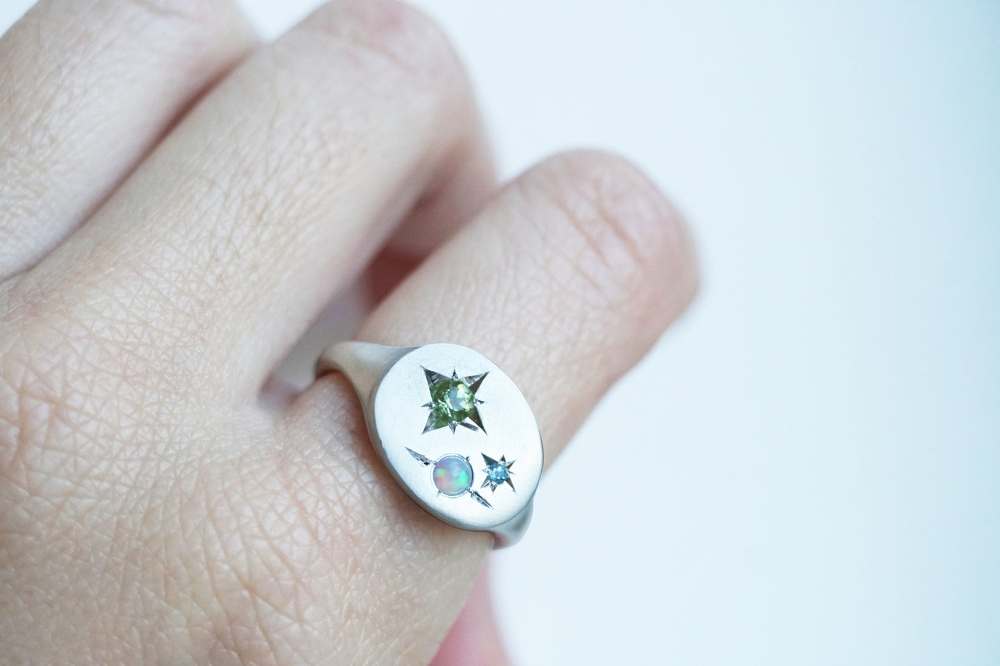ORION BIRTHSTONE SIGNET Ring