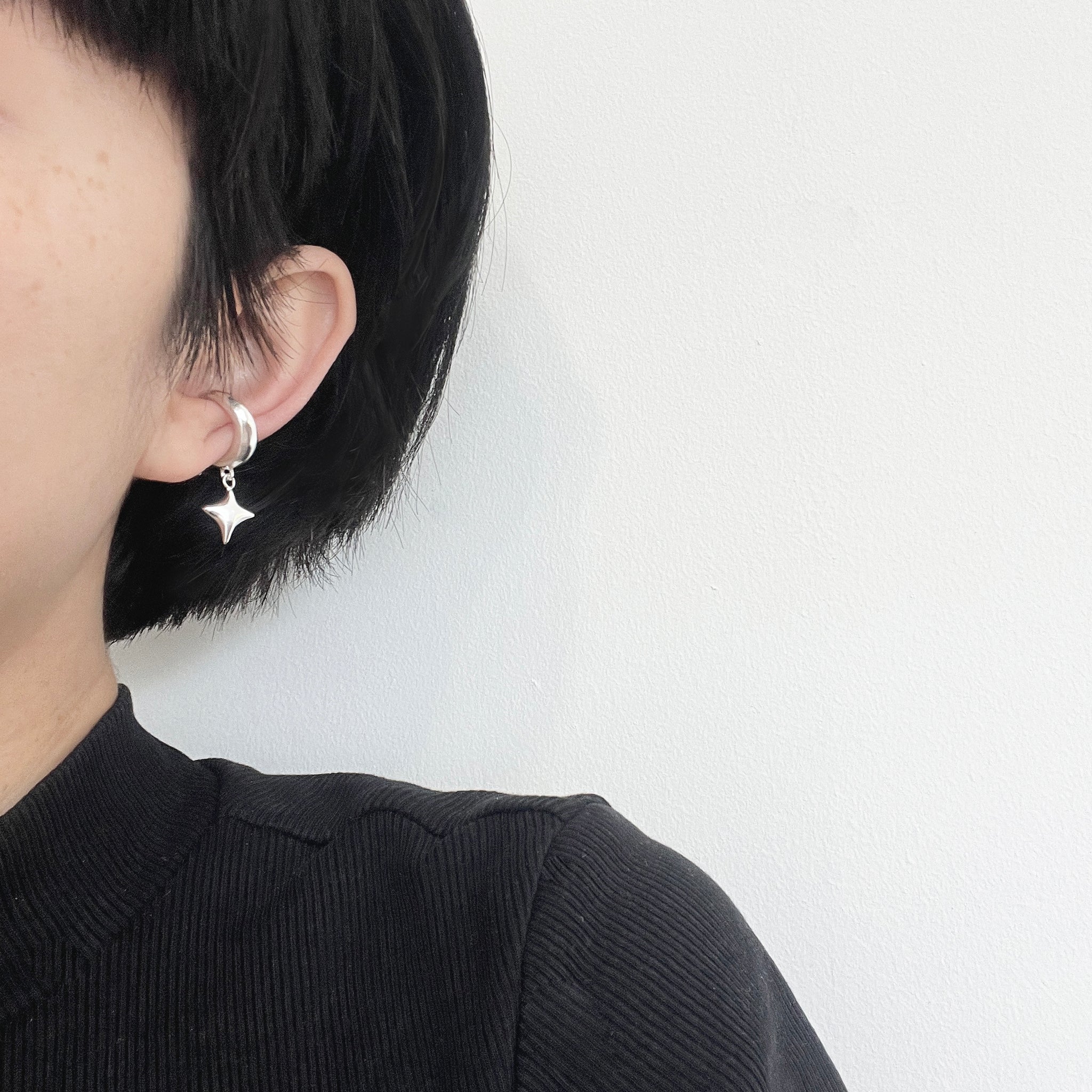 Crescent & Star Earcuff