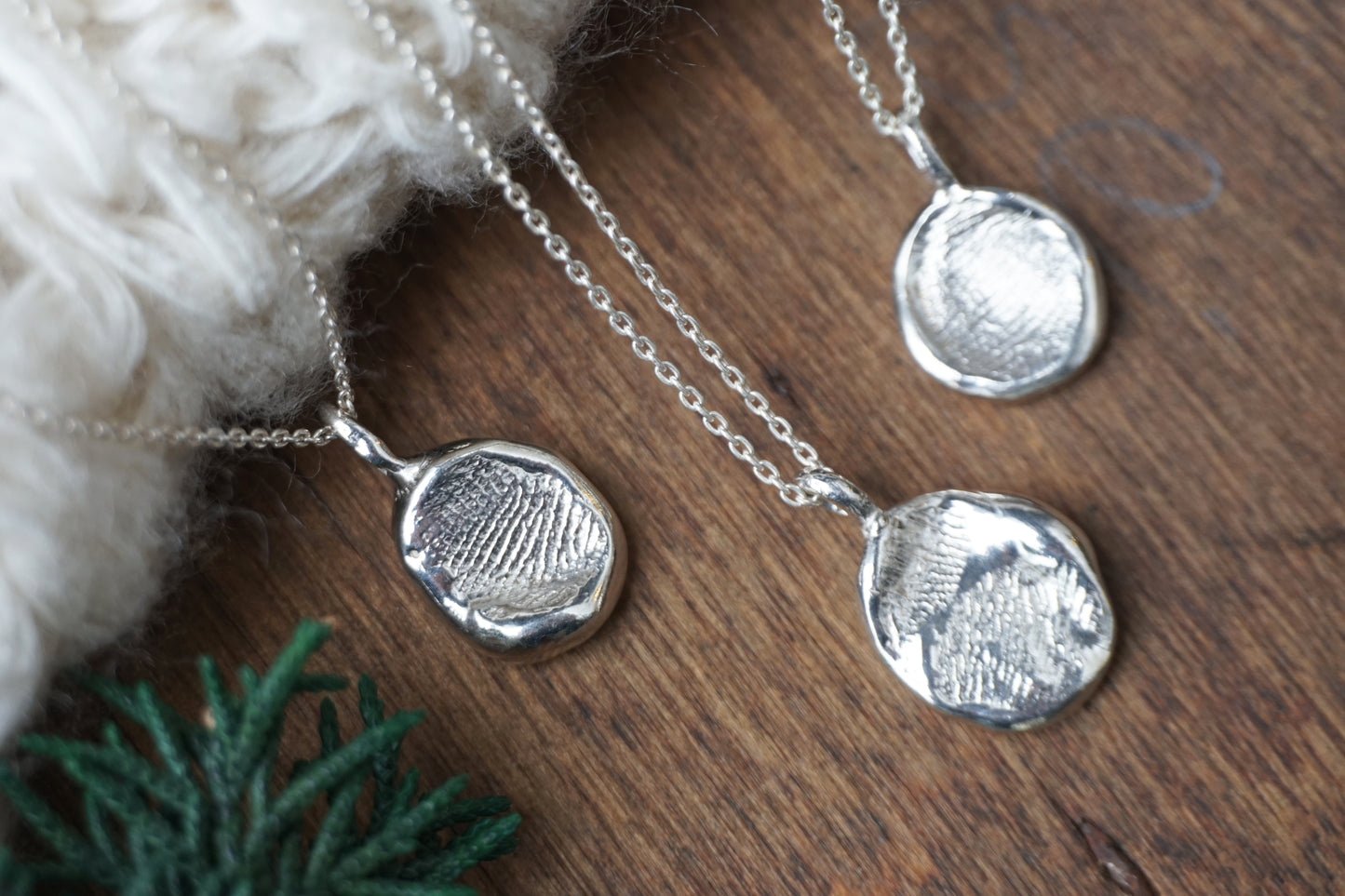 Finger Print Necklace