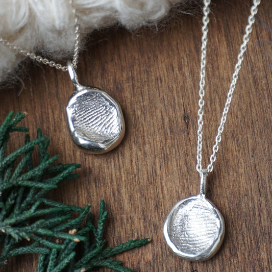 Finger Print Necklace