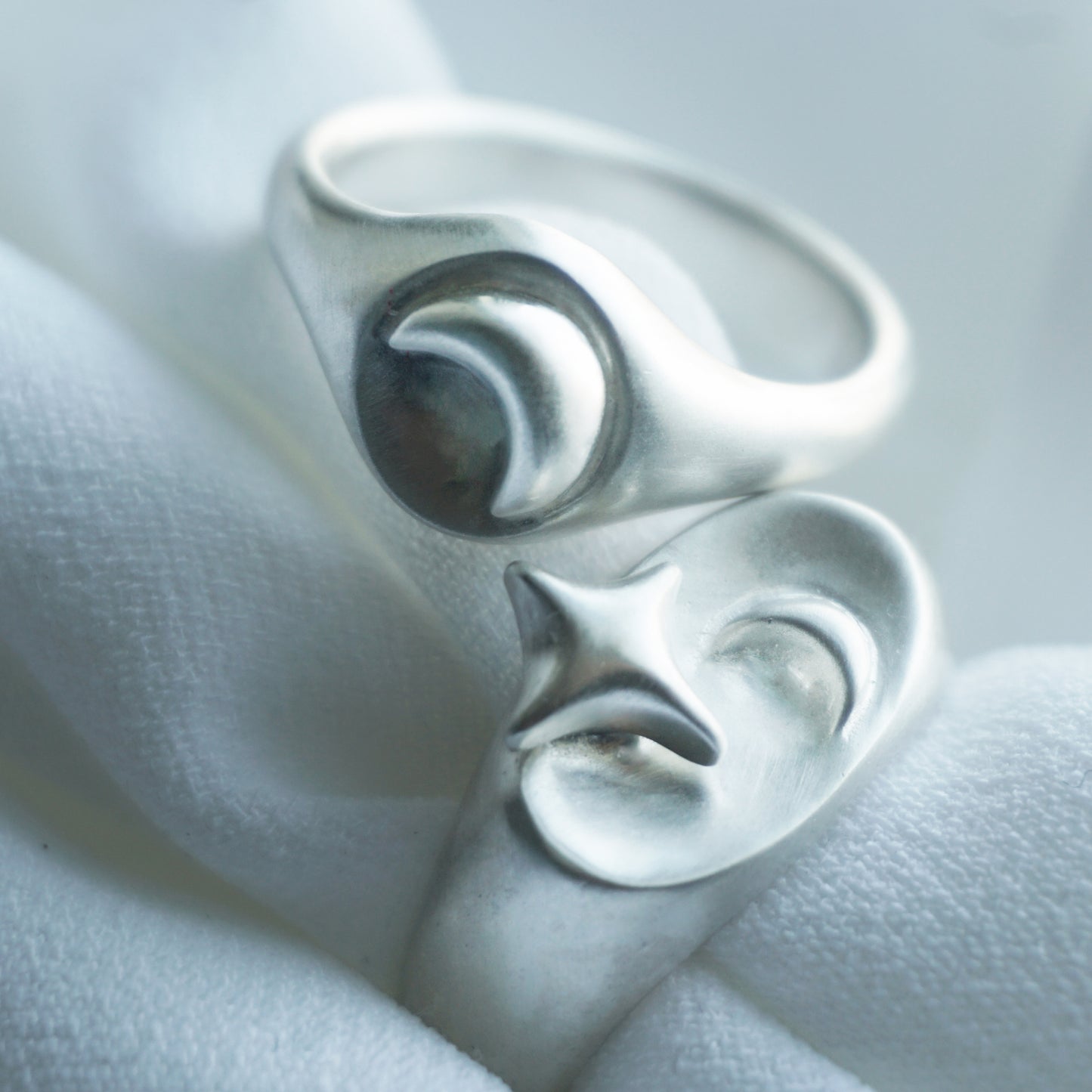 Quarter Moon Ring