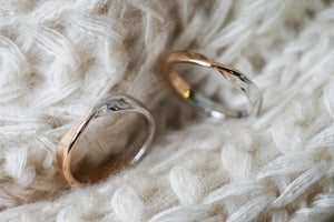 Mobius Wedding Ring set